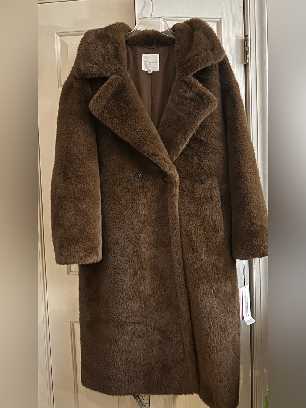 Avec Les Filles Faux Fur Coat,XL,NWT
